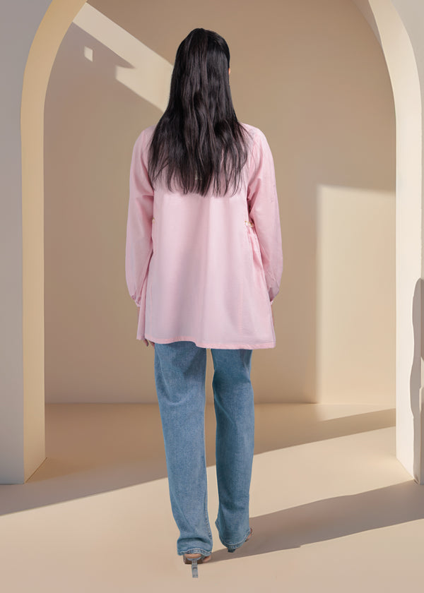 B-Pink-Jacquard-1 Piece (WPS25SL1030)