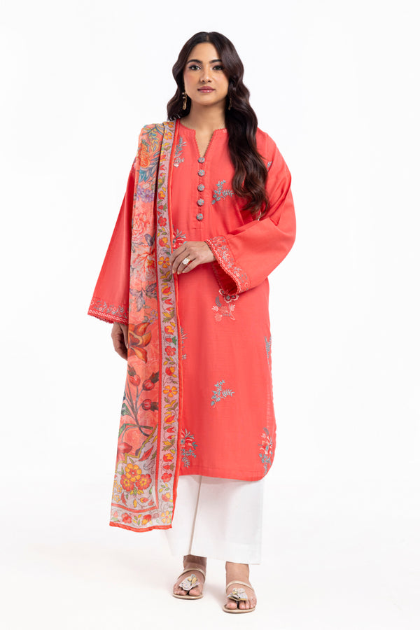 Coral-Cross Hatch-2 Piece (WPSDSBW25B9O44)