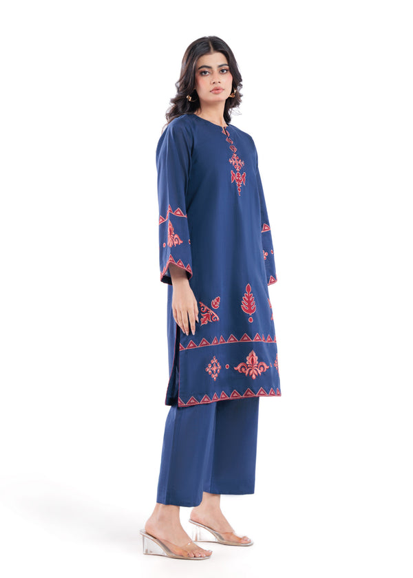 Blue-Dyed-Slub-2 Piece (WPSTSBW25B9O40)