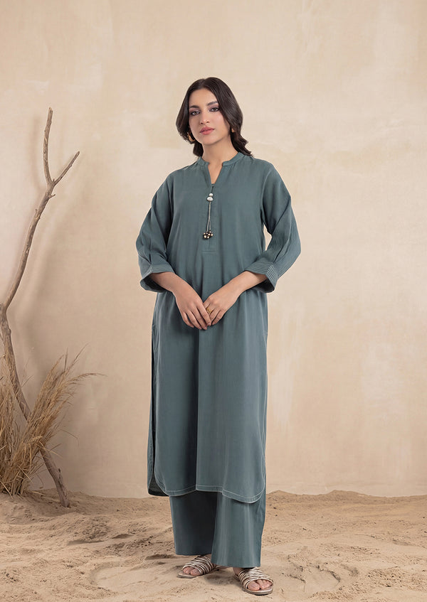 D-Green-Flannel-2 Piece (WPSTSBW25HR10N8)