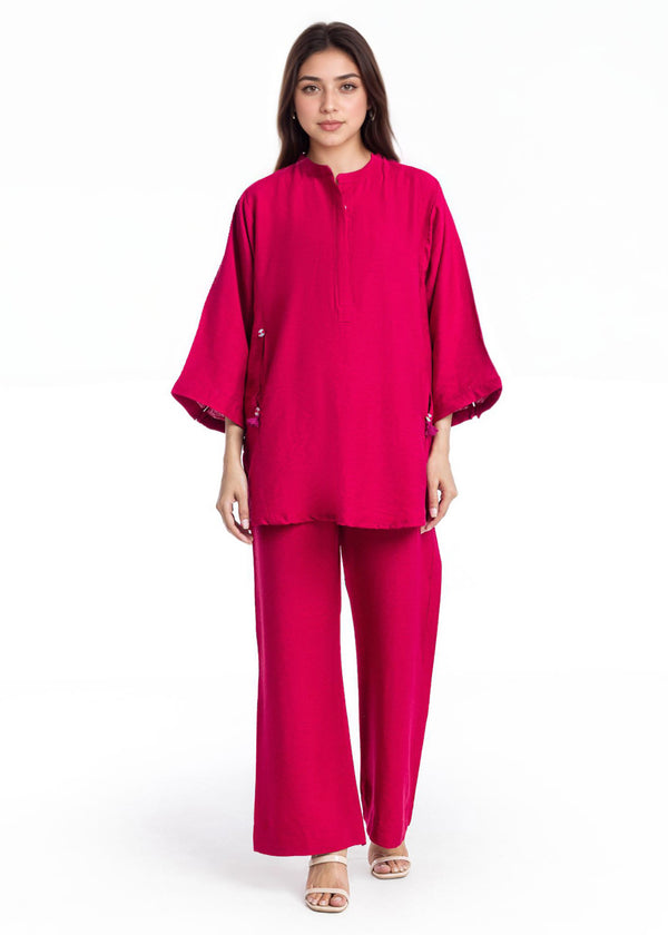 Deep-Red-Flannel-2 Piece (WPSTSBW25HR9O9)