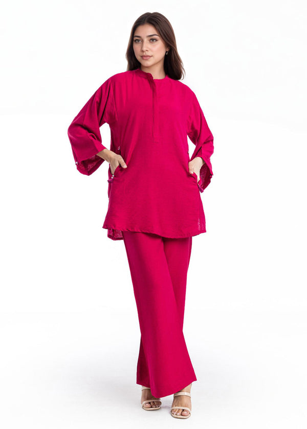 Deep-Red-Flannel-2 Piece (WPSTSBW25HR9O9)