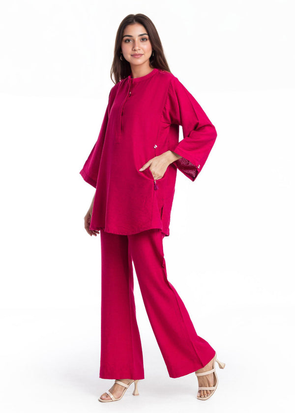 Deep-Red-Flannel-2 Piece (WPSTSBW25HR9O9)