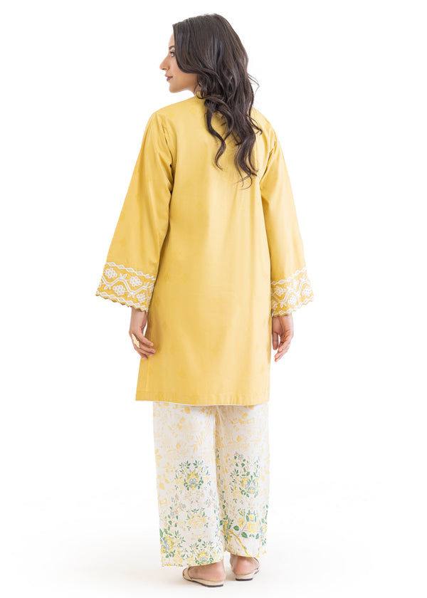 L-Yellow-Jacquard-2 Piece (WPSTSSW25S10N5)