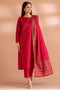 RED-KHADDAR-3 PIECE (WS1233P17)