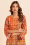 ORANGE-KHADDAR-2 PIECE (WS1242P03)