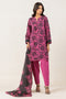 PINK-KHADDAR-3 PIECE (WS2243P25)