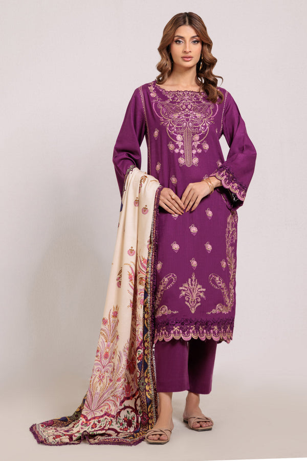 PURPLE-CROSS HATCH-3 PIECE (WS2243P40)