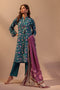 BLUE-KHADDAR-3 PIECE (WS6243P04)