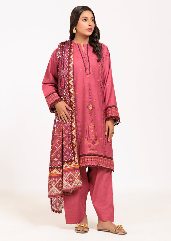 Pink-Cross Hatch - 3 Piece (WS6243P102)