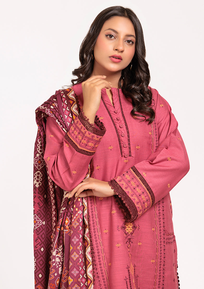 Pink-Cross Hatch - 3 Piece (WS6243P102) – Bonanza Satrangi