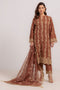 BROWN-KHADDAR-3 PIECE (WS6243P17)