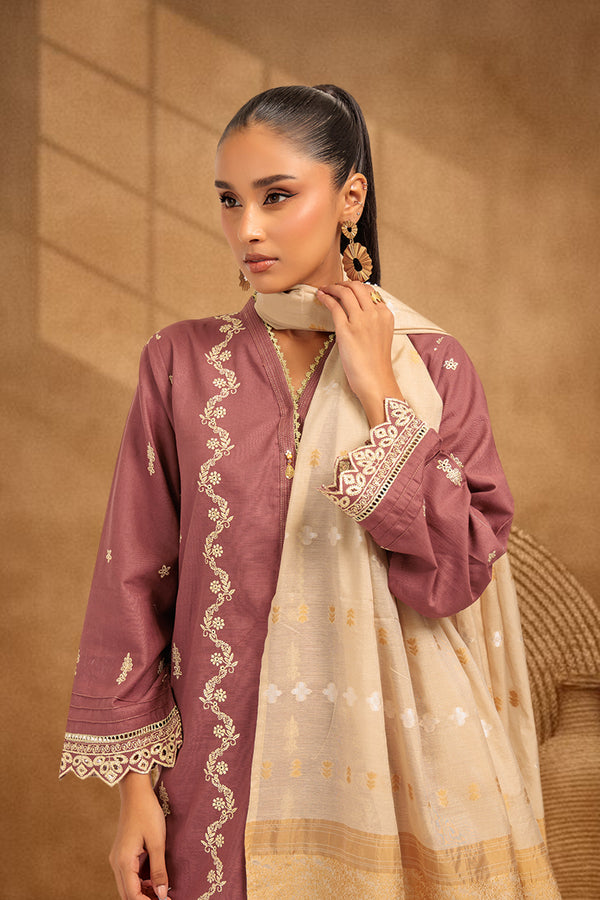 MAROON-KHADDAR-3 PIECE (WS6243P21)
