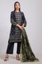 BLACK-KHADDAR-3 PIECE (WS6243P45)