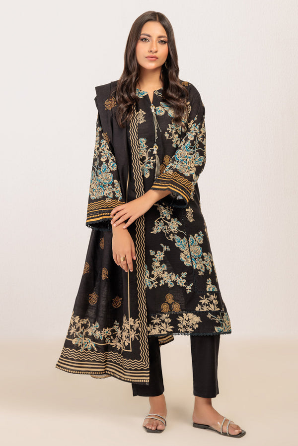 BLACK-KHADDAR-3 PIECE (WS6243P53)