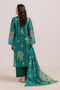 TEAL-KHADDAR-3 PIECE (WS6243P55)