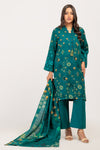 TEAL-KHADDAR-3 PIECE (WS6243P59)