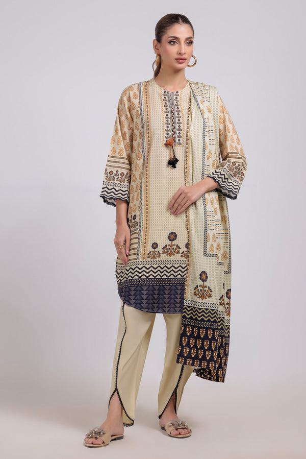 BEIGE-VISCOSE-3 PIECE (WS6243P72)