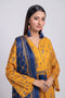 MUSTARD-VISCOSE-3 PIECE (WS6243P73)