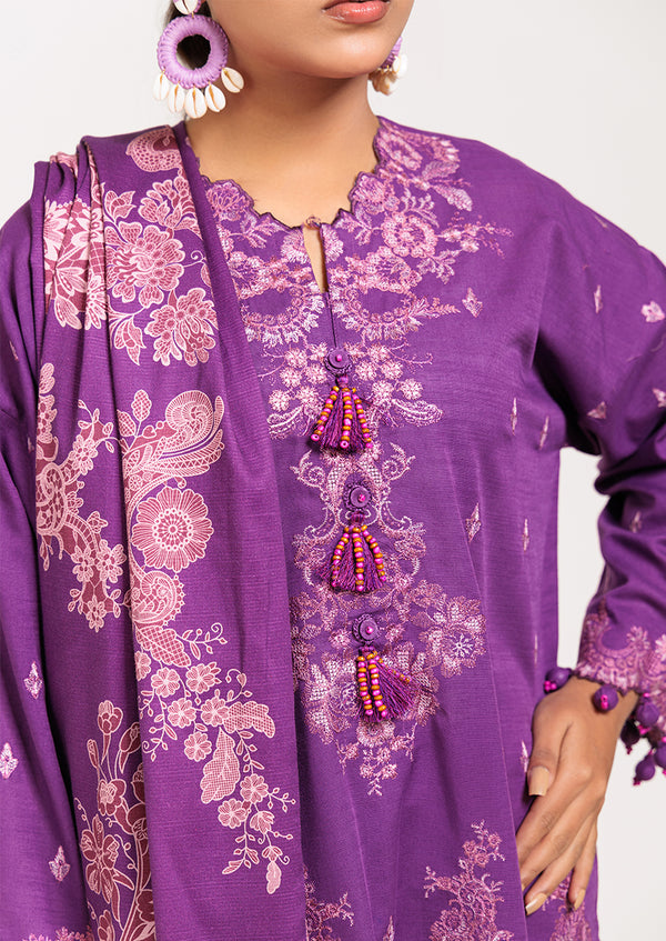 PURPLE-KHADDAR-3 PIECE (WS6243P78)
