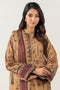 BROWN-KHADDAR-3 PIECE (WS6243P94)