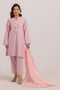 PINK-KHADDAR-3 PIECE (WS7243P09)