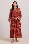 RED-KHADDAR-3 PIECE (WS7243P49)