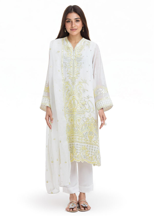 White-Chiffon-3 Piece (WU25FE3039P)