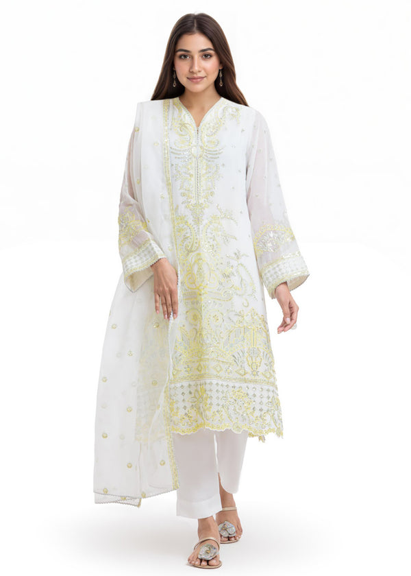 White-Chiffon-3 Piece (WU25FE3039P)