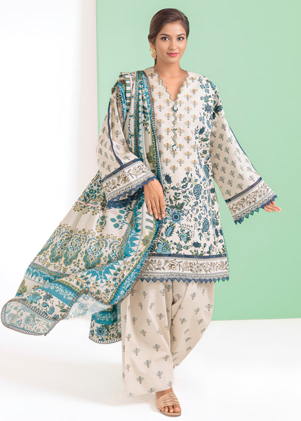 Mughal Bloom - 3 Pc (WU3PPBS25LI8S5)
