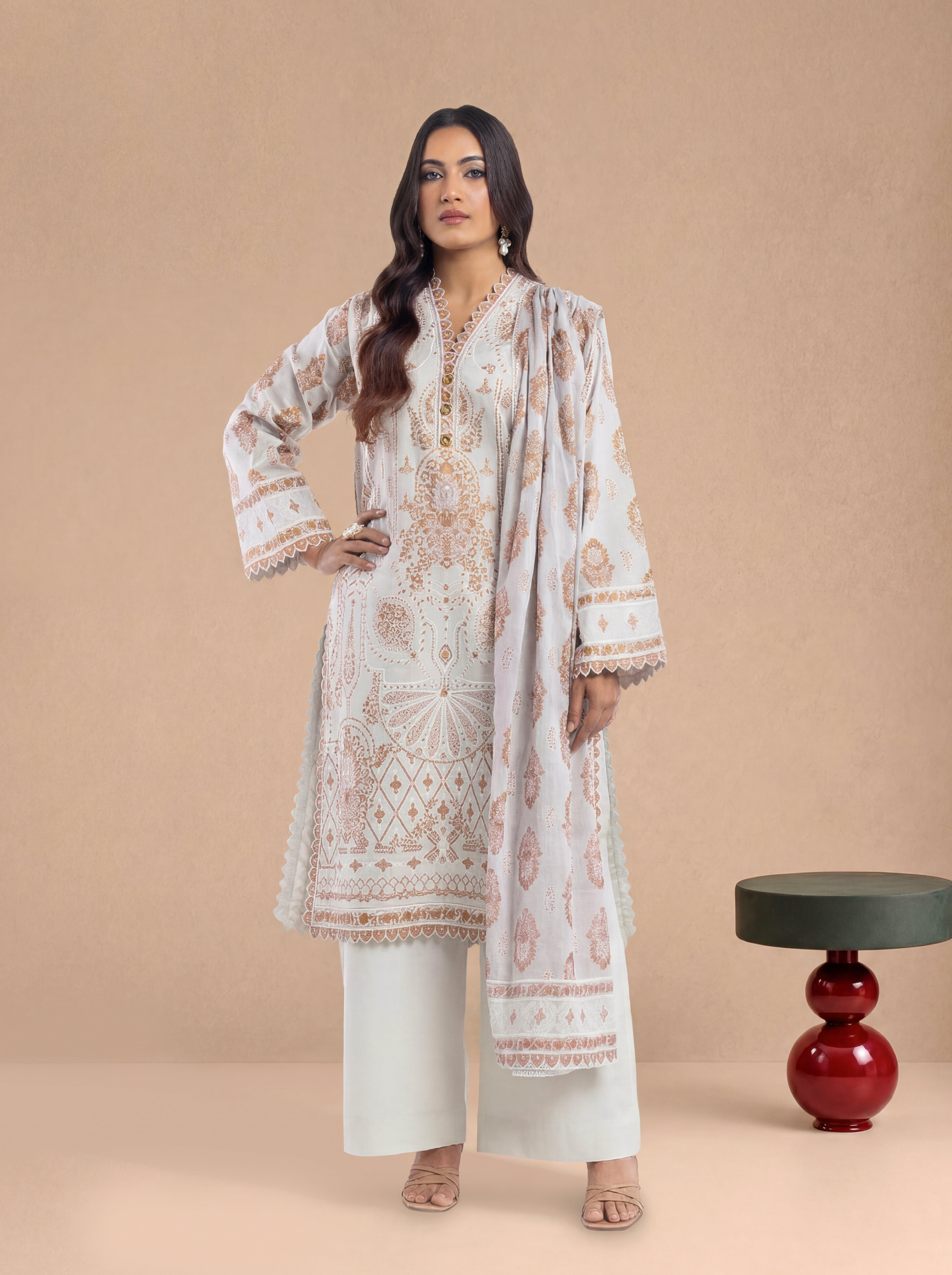 Bonanza Satrangi Limelight Bliss - 3 Pc (WU3PPBS26LI1F104), view 1