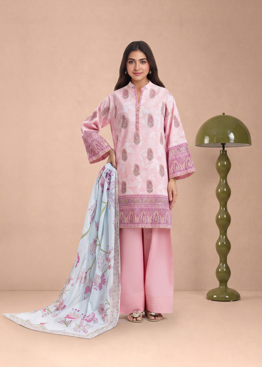 Bonanza Satrangi Blush Paisley - 3 Pc (WU3PPBS26LI1F16), view 1