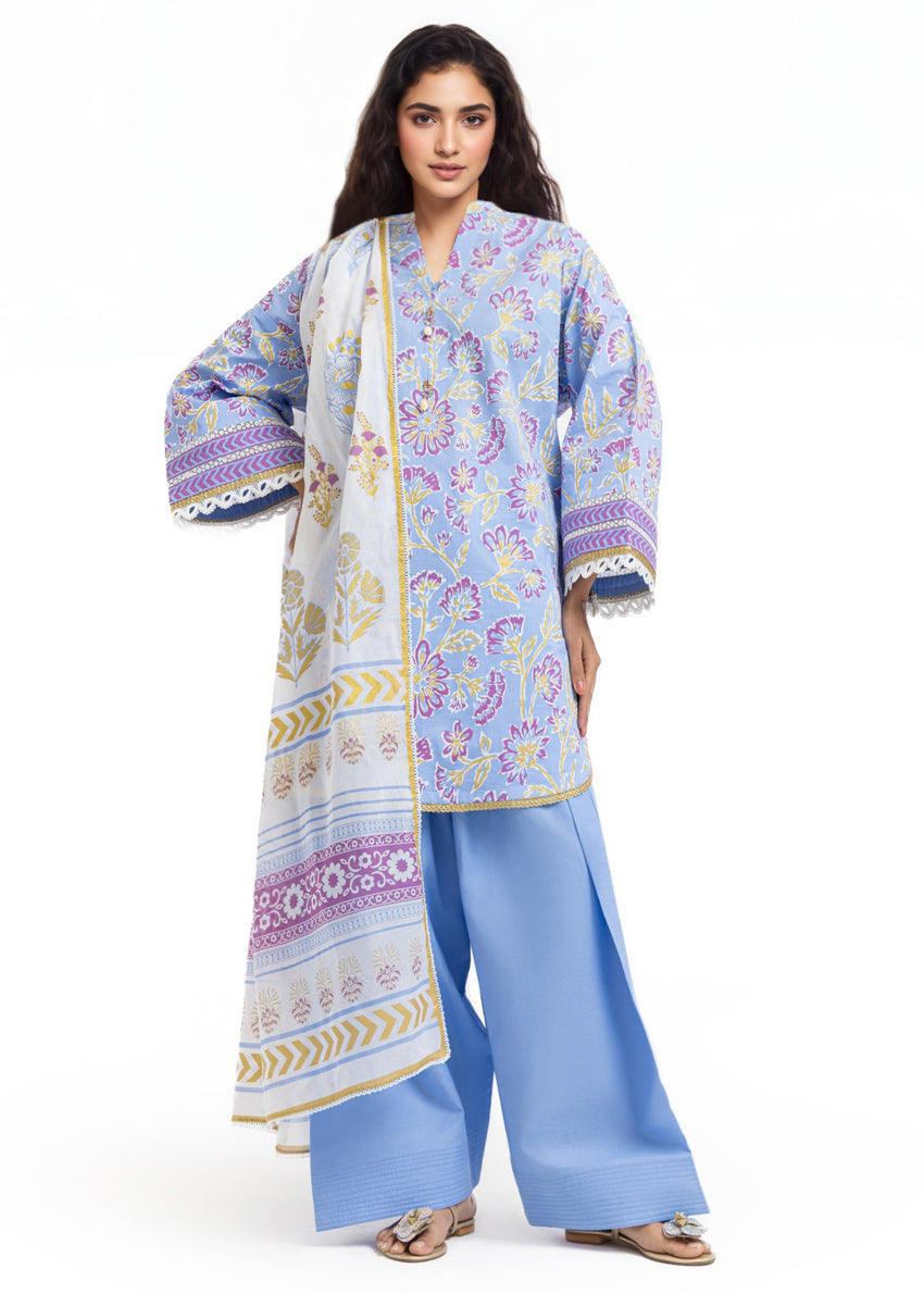 Bonanza Satrangi Dusty Petal - 3 Pc (WU3PPBS26LI1F23), view 1