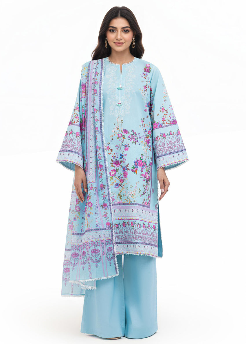 Bonanza Satrangi Flower Paradise - 3 Pc (WU3PPBS26LI2M137), view 1