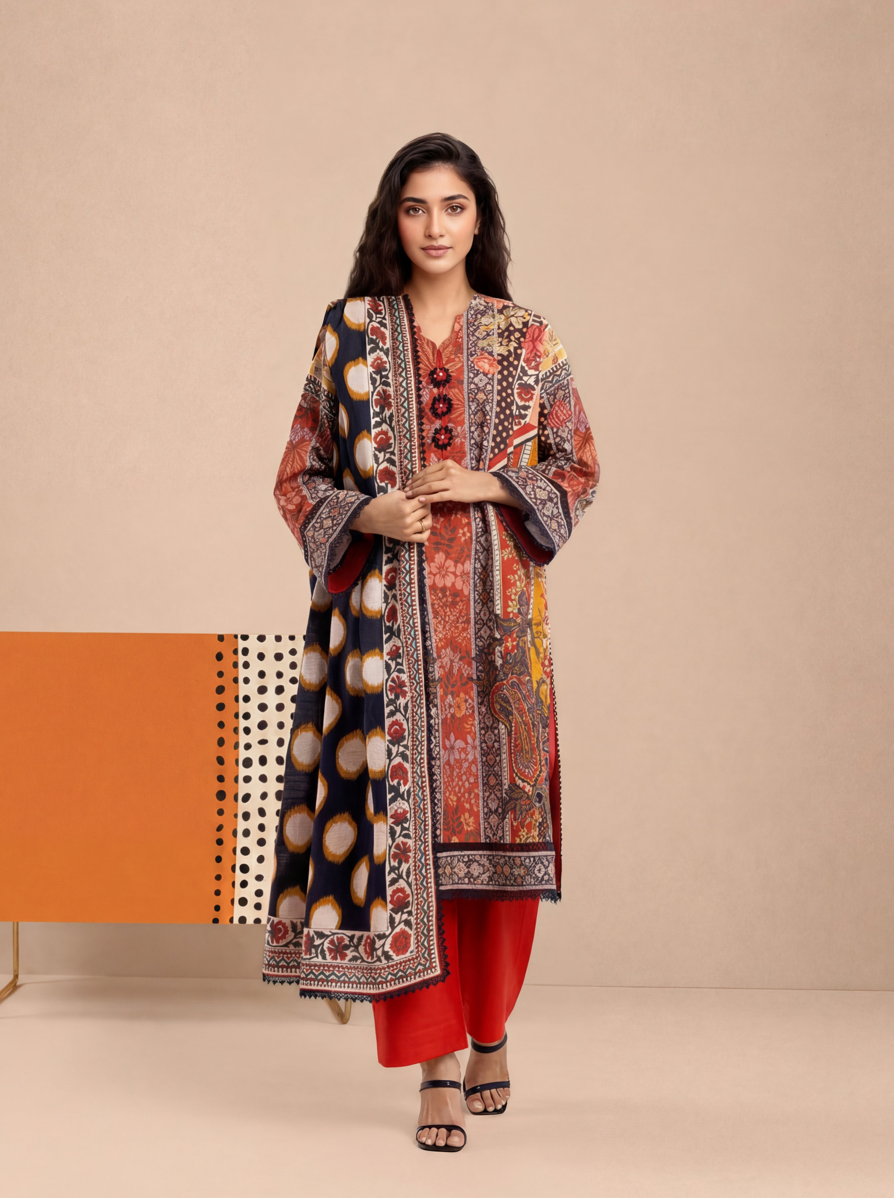 Bonanza Satrangi Harmony - 3 Pc (WU3PPBS26LI2M74), view 1
