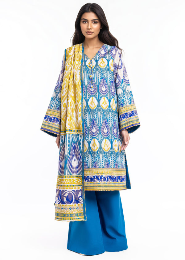 Ikkat Bloom - 3 Pc (WU3PPBW25LI10N64)