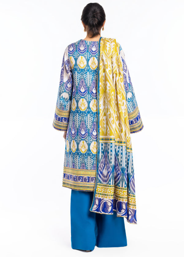 Ikkat Bloom - 3 Pc (WU3PPBW25LI10N64)