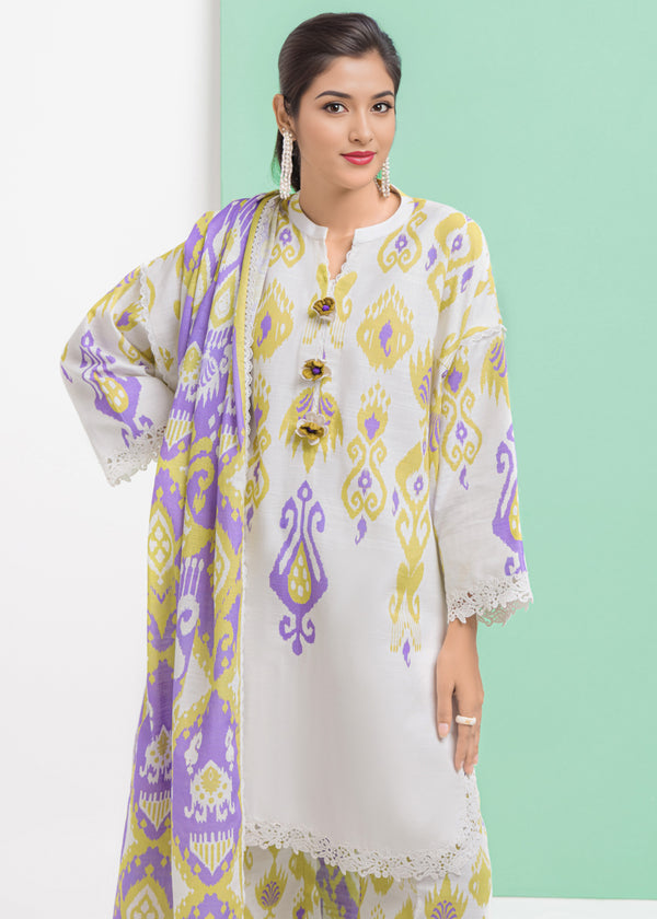 Ikkat Mist - 3 Pc (WU3PPBW25LI9O25)