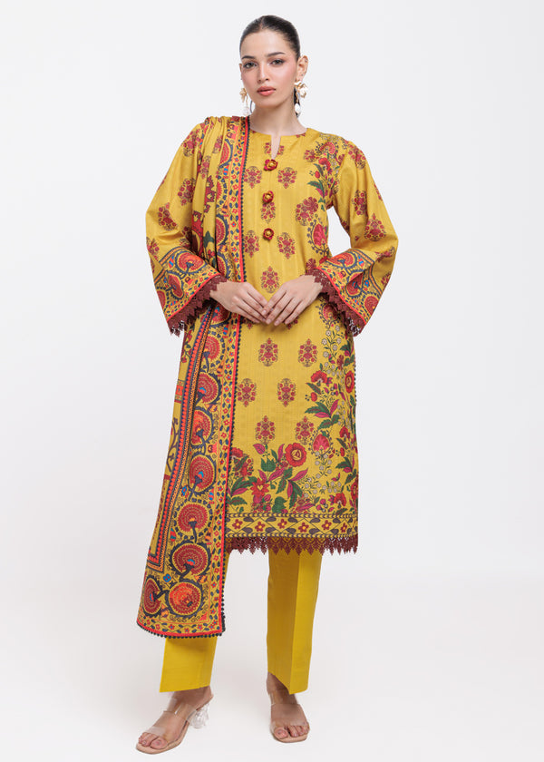 Gul-E-Dawadi - 3 Pc (WU3PPBW25SO9O41)