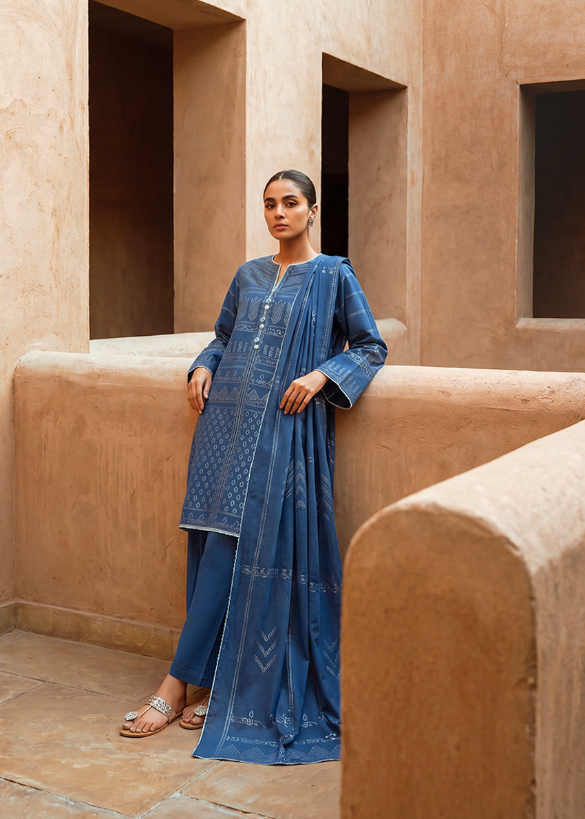 Bonanza Satrangi Blue-Jacquard-3 Piece (WU3PSBS26K2M2), view 1