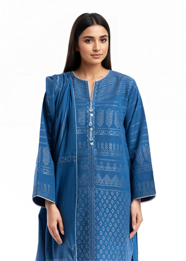 Blue-Jacquard-3 Piece  (WU3PSBS26K2M2)