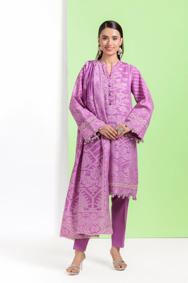 Purple-Jacquard-3 Pc (WUS25J3044)