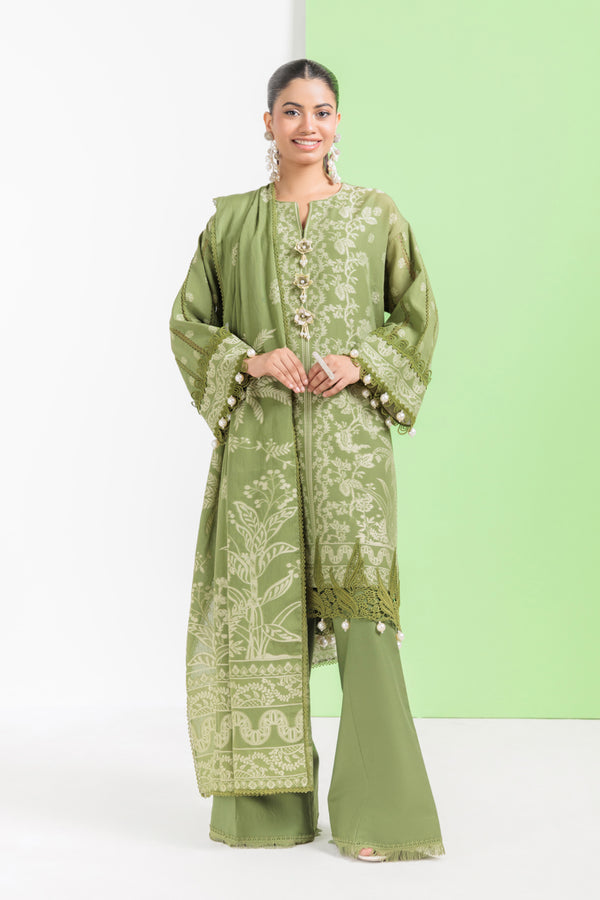 Green-Jacquard-3 Pc (WUS25J3053)