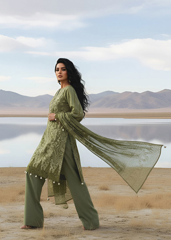 Green-Jacquard-3 Pc (WUS25J3053)