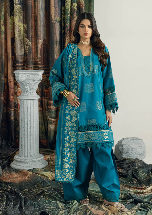 Teal-Jacquard-3 Pc (WUS25JD3024)
