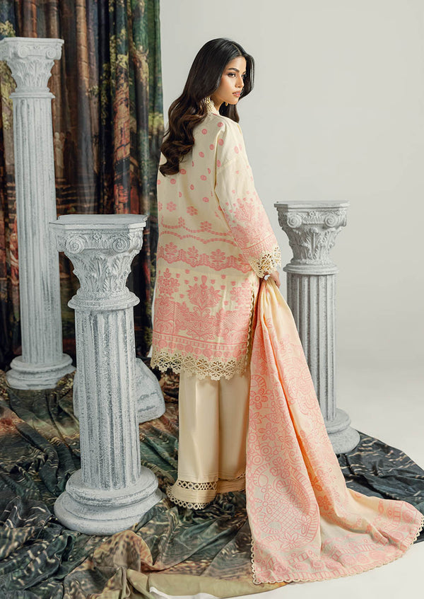 Cream-Jacquard-3 Pc (WUS25JD3035)