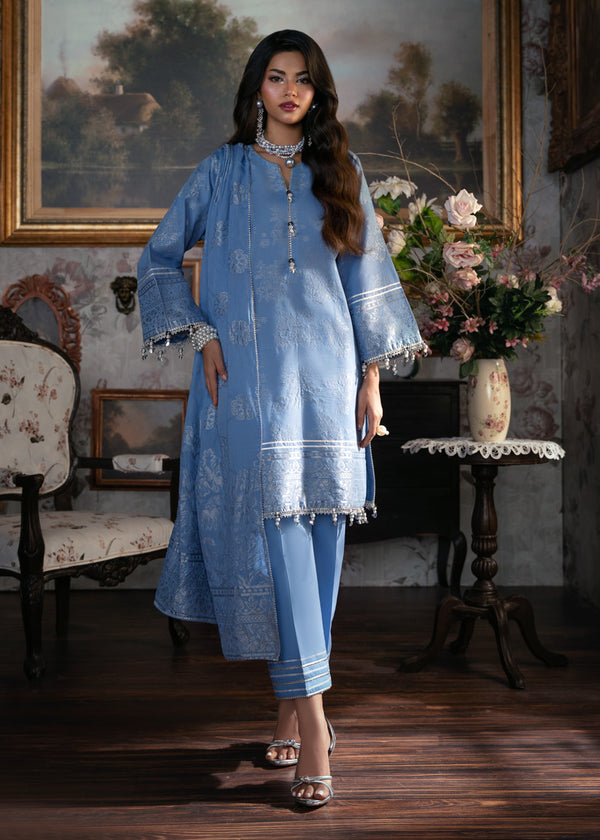 Blue-Jacquard-3 Pc (WUS25JD3052)