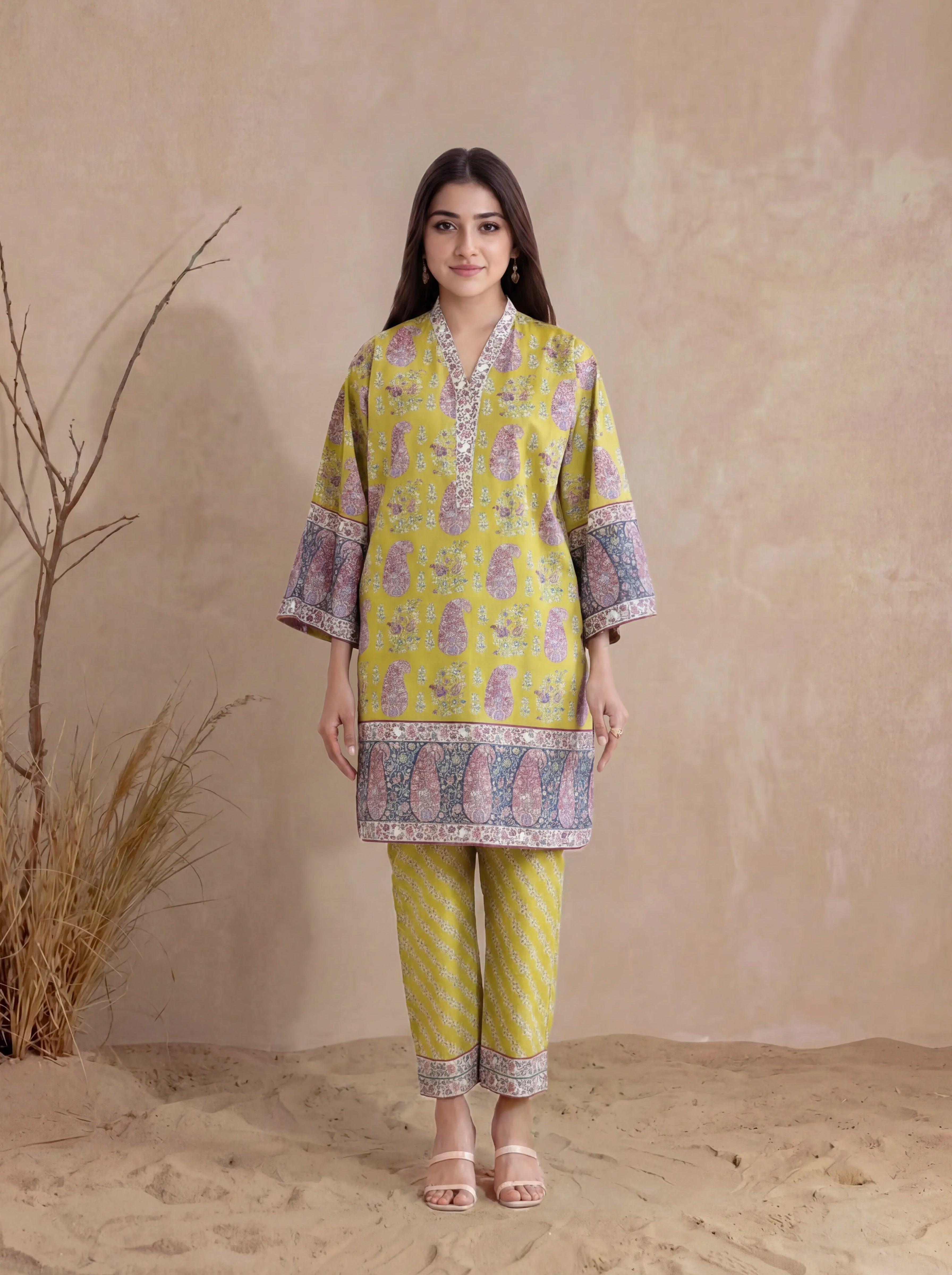 Bonanza Satrangi O-Green-Cambric-2 Piece (WUSTPBW25LI1J6P), view 1