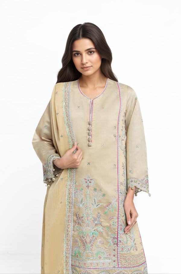 Khaki-Cotton Net-3 Piece (WPS25FE3050)