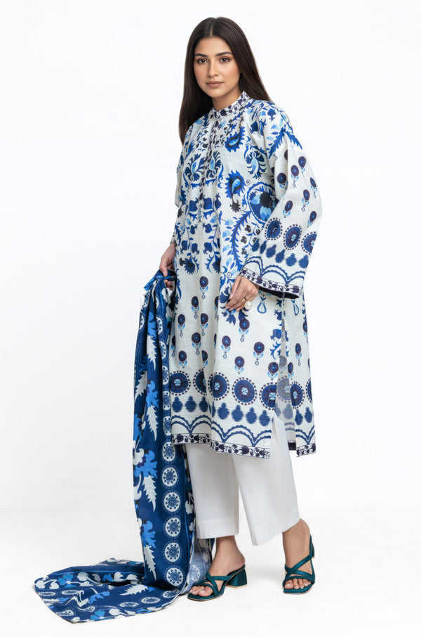 Blue-Slub-2 Piece-(WPSDPBW25B9O17)